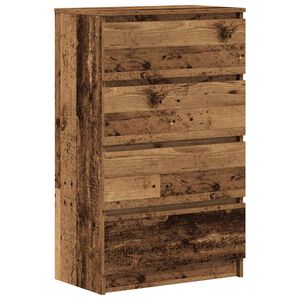 vidaXL Credenza Legno Antico 60x35x98,5 cm in Legno Multistrato