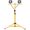 vidaXL Faretto a LED con Treppiede 2x20 W Bianco Freddo