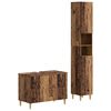 vidaXL Set di Armadi da Bagno da 2 Pezzi DELFT Legno antico