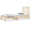 vidaXL Dormeuse Estraibile 2x(90x190) cm Legno Massello di Pino