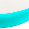 vidaXL Tappetino Ginnastica Gonfiabile e Pompa 100x100x15cm PVC Verde