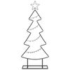 vidaXL Albero di Natale in metallo con supporto Nero 90,5 cm Acciaio