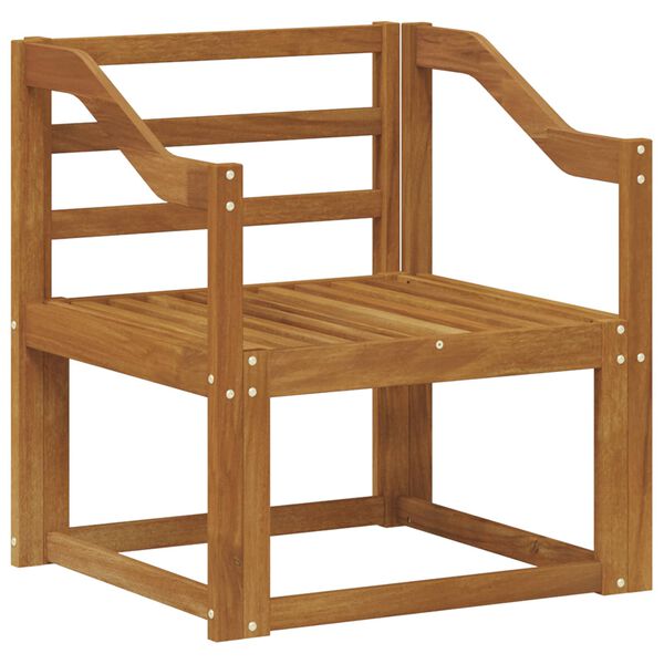 vidaXL Divano da esterno Legno di Acacia Massello Naturale