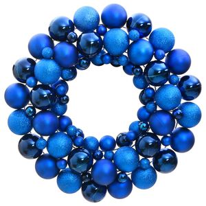 vidaXL Ghirlanda di Natale Blu 45 cm in Polistirene