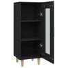 vidaXL Credenza Nero 34,5x34x90 cm in Legno Multistrato