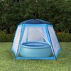 vidaXL Tenda per Piscina in Tessuto 500x433x250 cm Blu