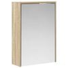 vidaXL Mobiletto per specchio da bagno Rovere Sonoma 43 x 16 x 62.5 cm