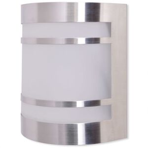 vidaXL Luce da parete per esterno in acciaio inox