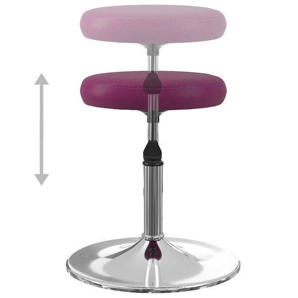vidaXL Sgabello da Massaggio in Similpelle Viola
