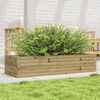 vidaXL Fioriera da Giardino 110x40x23 cm in Legno di Pino Impregnato