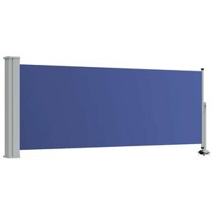 vidaXL Tenda Laterale Retrattile per Patio 100x300 cm Blu