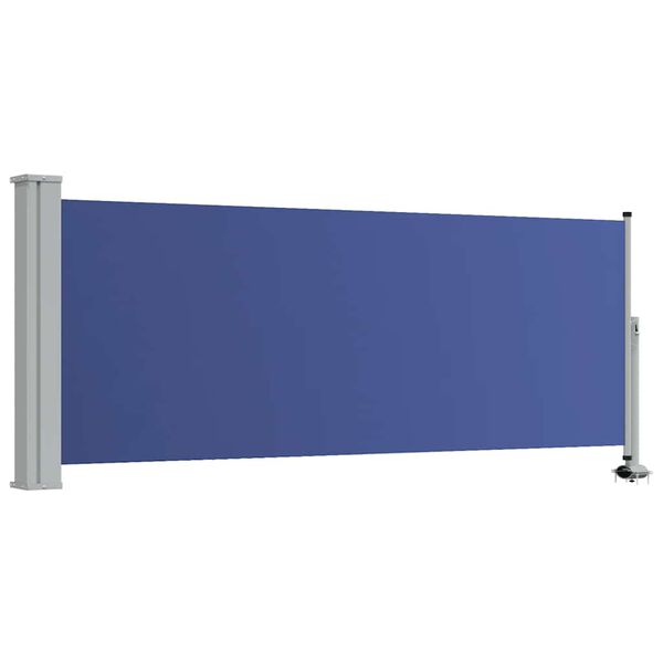 vidaXL Tenda Laterale Retrattile per Patio 100x300 cm Blu