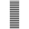 vidaXL Tenda a Rullo Zebra Nero Larghezza Tessuto 70,9 cm Poliestere