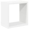 vidaXL Mensole Parete a Cubo 2 pz Bianco e Rovere Sonoma 26x15x26 cm
