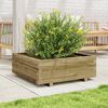 vidaXL Fioriera da Giardino 70x70x26,5 cm in Legno di Pino Impregnato