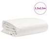 vidaXL Telone Bianco 1,5x2,5 m 650 g/m&sup2;