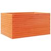 vidaXL Fioriera Giardino Marrone Cera 90x60x45,5cm Legno Massello Pino