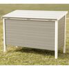 Kerbl Conigliera ECO Samy in Plastica 116x57x82cm Grigio e Bianco