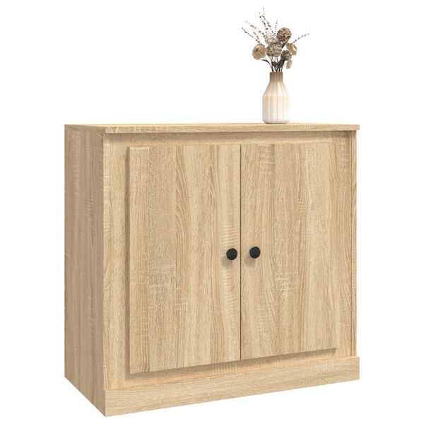 vidaXL Credenza Rovere Sonoma 70x35,5x67,5 cm in Legno Multistrato