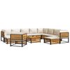 vidaXL Set Divano da Giardino 12 pz con Cuscini Legno Massello Acacia