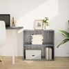vidaXL Libreria Grigio Sonoma 80x30x77 cm in Legno Multistrato