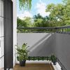 vidaXL Schermo da balcone Grigio chiaro 100 x 400 cm Tessuto Oxford