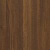 vidaXL Scarpiera Rovere Marrone 102x36x60 cm in Legno Multistrato