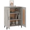 vidaXL Credenza Grigio Cemento 69,5x34x90 cm in Legno Multistrato