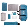 vidaXL Tenda da Campeggio per 8 Persone Blu Impermeabile