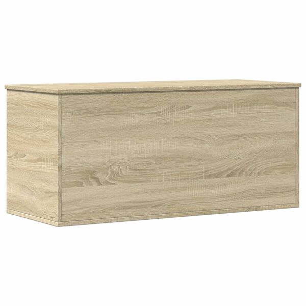 vidaXL Contenitore Rovere Sonoma 100x42x46 cm Legno Multistrato