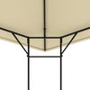 vidaXL Gazebo da Giardino 4x3 m Crema 160 g/m&sup2;
