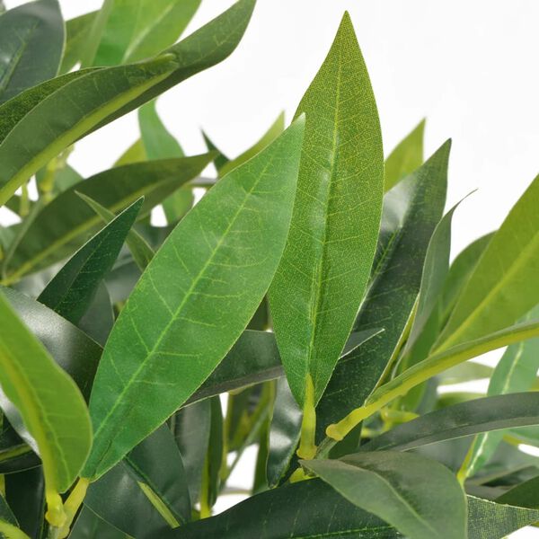 vidaXL Albero di Alloro Pianta Artificiale con Vaso 125 cm Verde