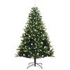 vidaXL Albero di Natale Artificiale a Cerniera con 300 LED 240 cm