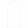 vidaXL Arco Nuziale Bianco 100 x 39 x 200 cm Acciaio