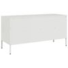 vidaXL Mobile TV Bianco 100,5x39x50,5 cm in Acciaio