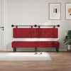 vidaXL Testata appesa Rosso Vino 170 x 55 x 5 cm Pelle Sintetica