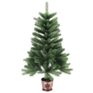 vidaXL Albero di Natale Artificiale Realistico con Punte 65 cm Verde