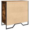 vidaXL Scarpiera Rovere Fumo 80x38x78 cm in Truciolato