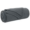 vidaXL Coperte da Pile 6 pcs Grigio scuro 200 x 150 cm Panno