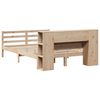 vidaXL Letto Libreria senza Materasso 120x200cm Legno Massello di Pino