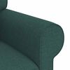 vidaXL Divano 2 pcs Verde Scuro 155 x 82 x 80 cm Tessuto
