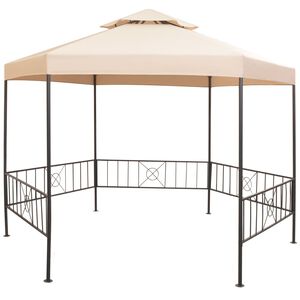 vidaXL Gazebo Padiglione Tenda da Giardino 323x265 cm