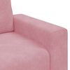 vidaXL Divano Sedia Rosa 100x77x82 cm Velluto