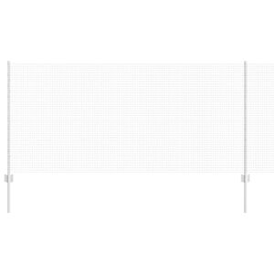 vidaXL Recinzione con Posto Argento