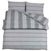vidaXL Set Copripiumino Grigio Chiaro 225x220 cm in Cotone