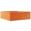 vidaXL Fioriera Giardino Marrone Cera 70x70x23 cm Legno Massello Pino