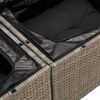 vidaXL Set Divano da Giardino 8 pz con Cuscini Grigio in Polyrattan