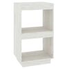 vidaXL Libreria Bianca 40x35x71 cm in Legno Massello di Pino