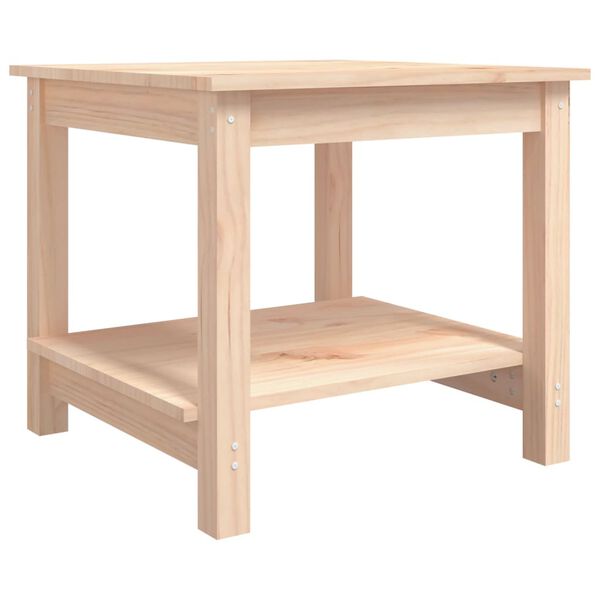 vidaXL Tavolino da Salotto 50x50x45 cm Legno Massello di Pino