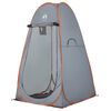 vidaXL Tenda Privacy Pop-Up Grigio e Arancione Impermeabile